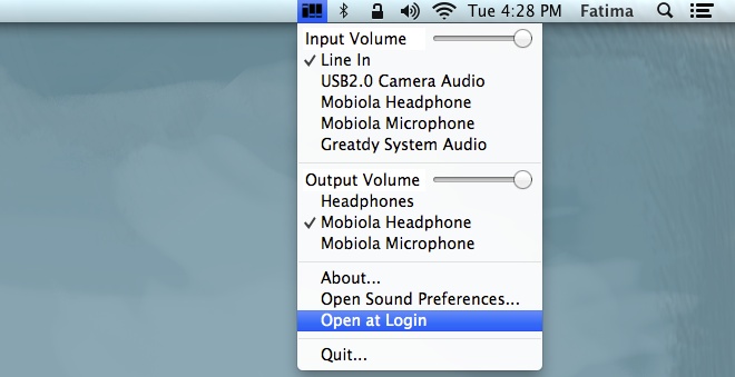 volume control on multi output device for mac